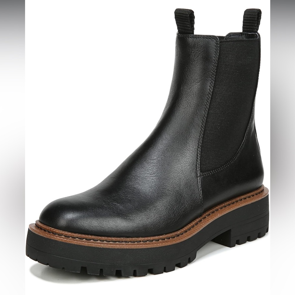Sam Edelman Black Chunky Ankle Booties